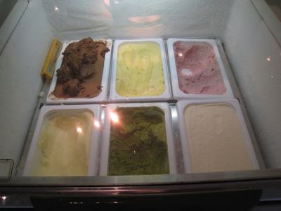レストラン ボナペティ クレープシュゼットのアイスをチョイス