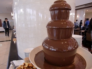沖縄ワシントンホテルのチョコレートフォンデュ